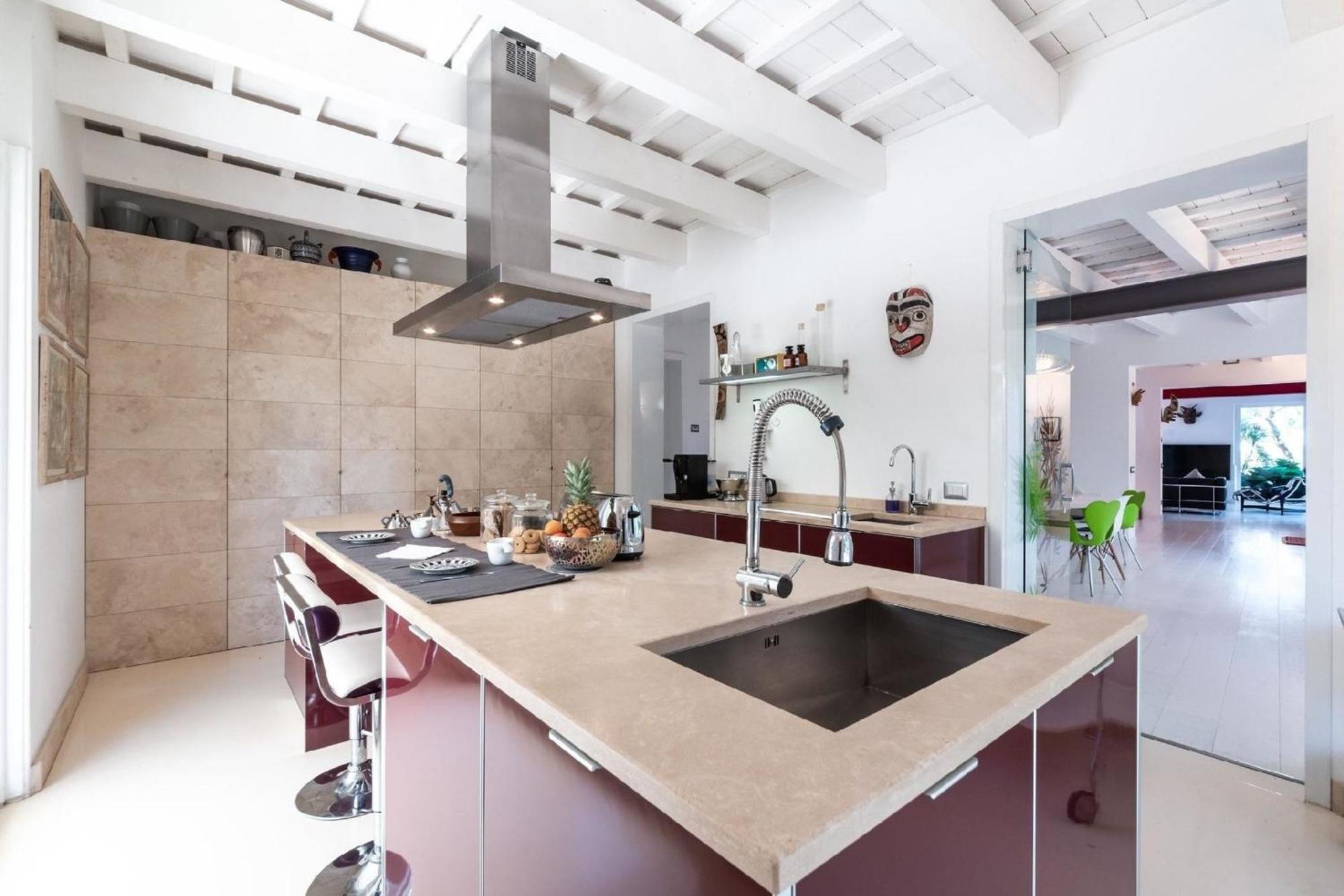Вилла Meernahes Ferienhaus Casa Cantagallo Mit Pool Фермо Экстерьер фото