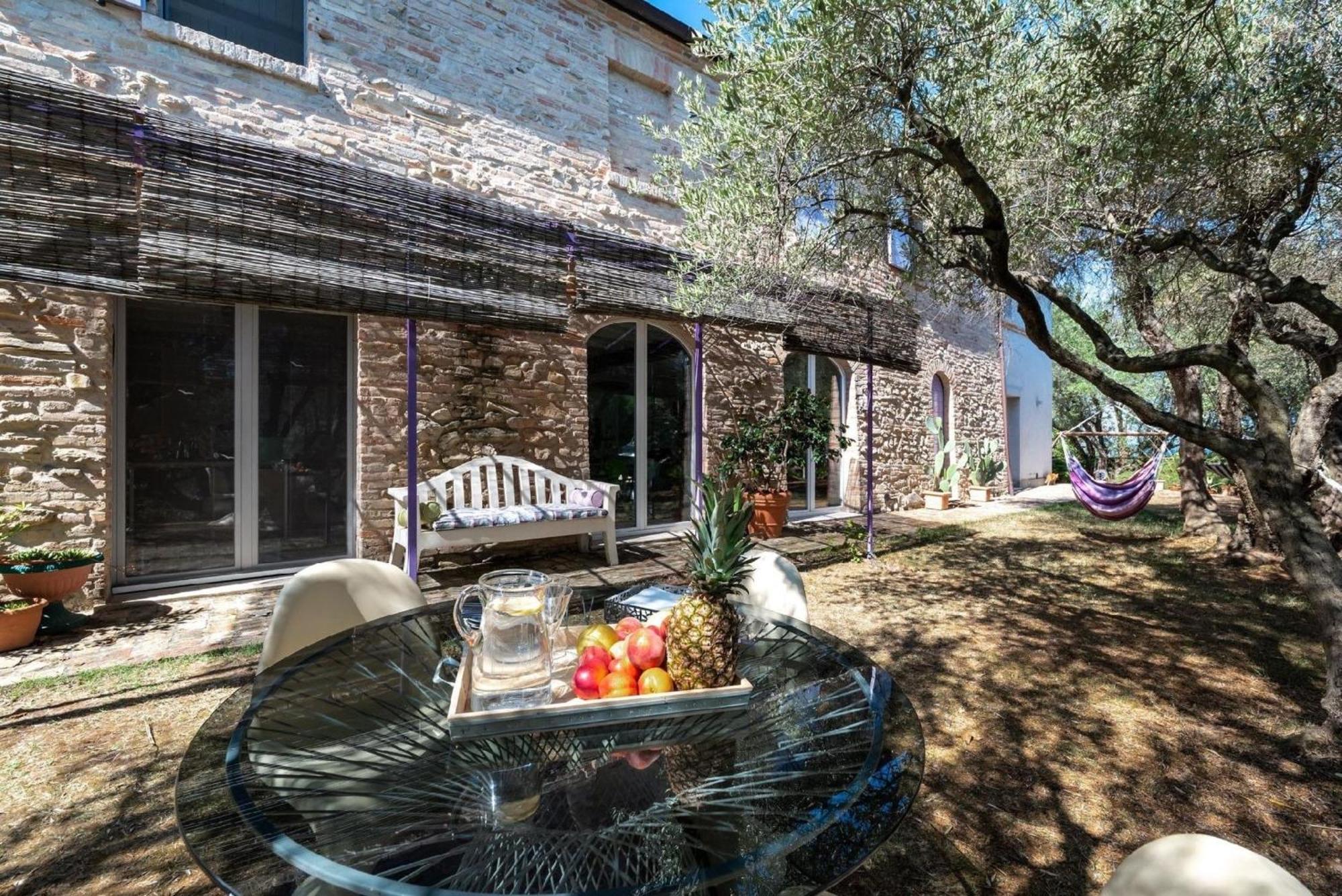 Вилла Meernahes Ferienhaus Casa Cantagallo Mit Pool Фермо Экстерьер фото